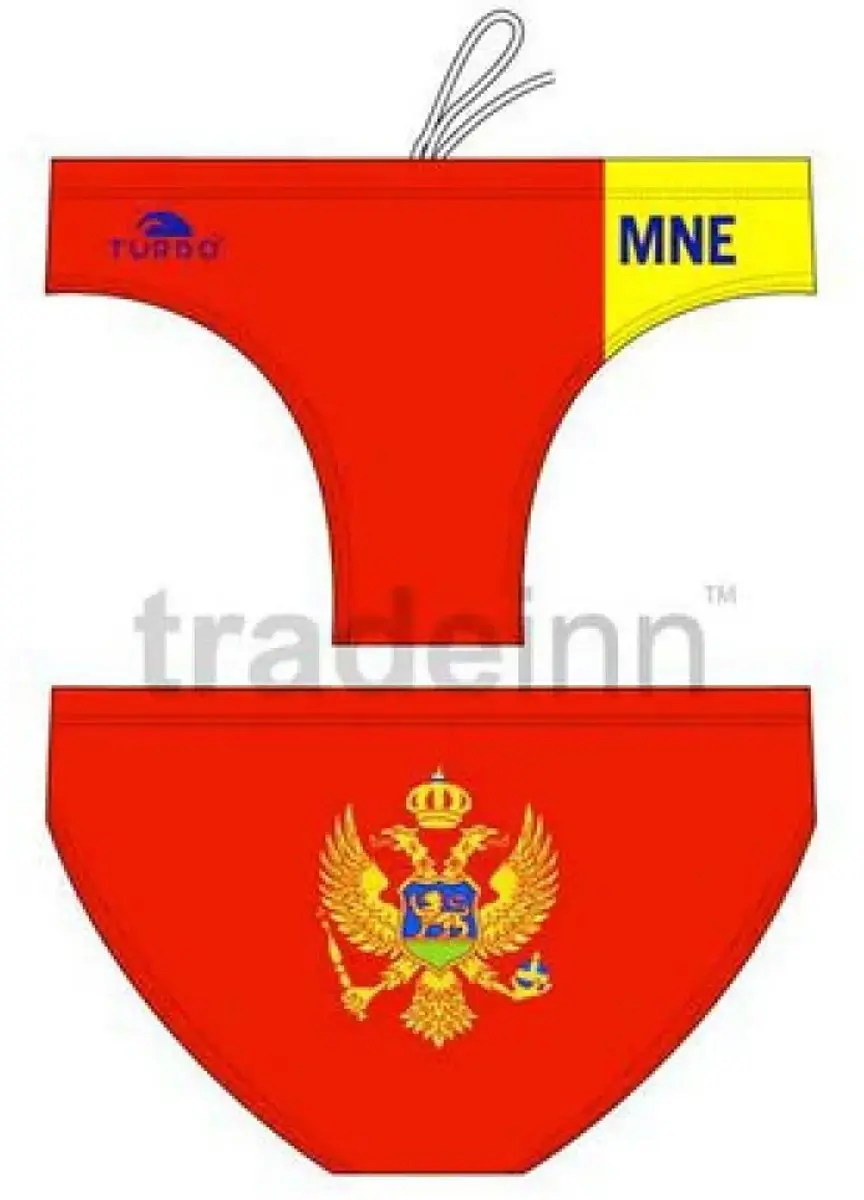 Turbo Montenegro Zwemslip Oranje XL Man