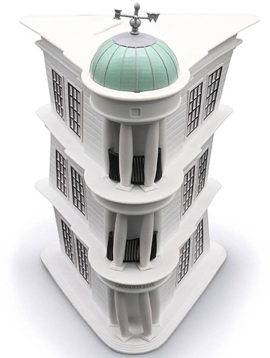 Harry Potter Gringotts Spaarpot - Wit/Groen