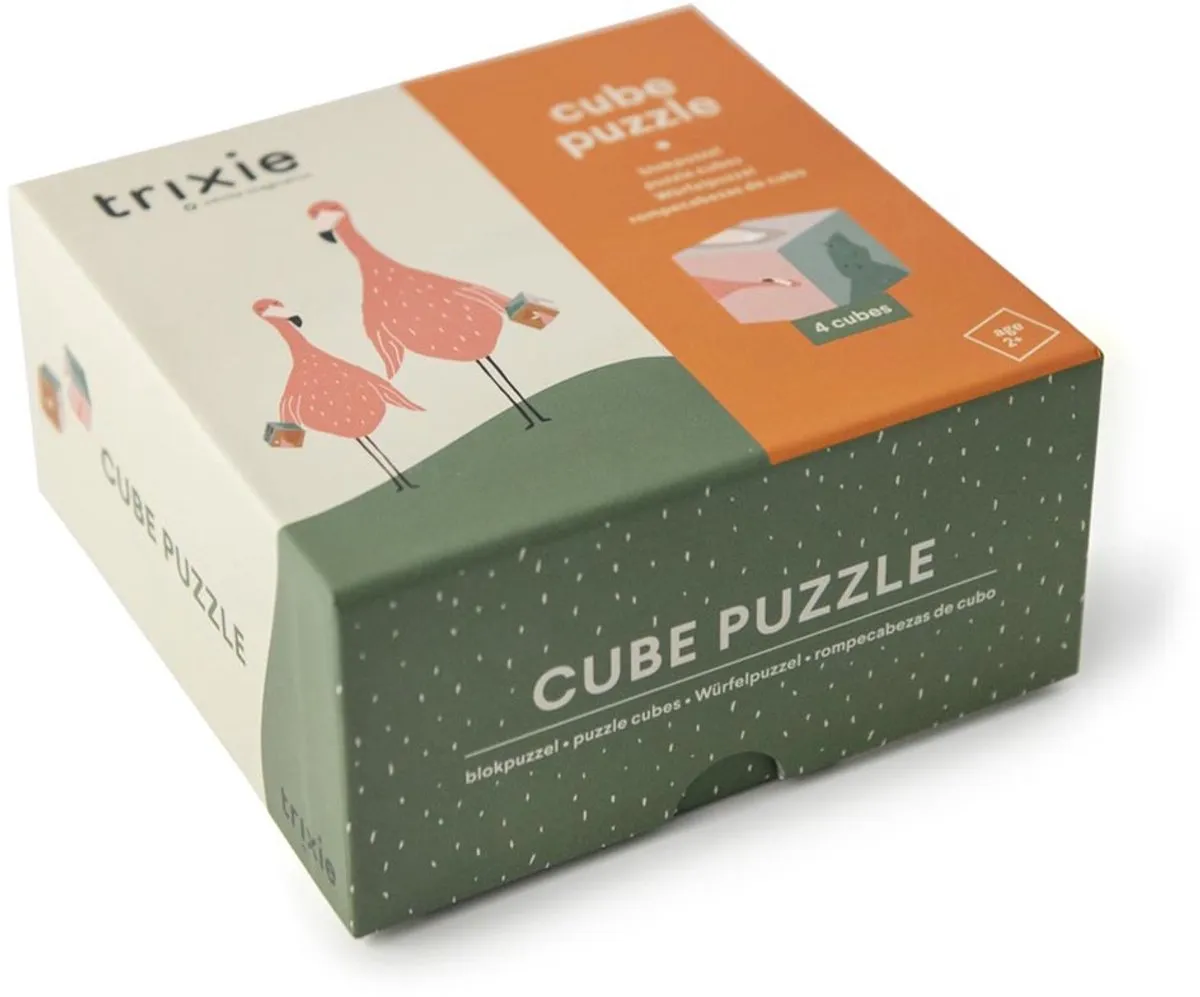 Trixie Blokpuzzel Dierenfiguren 8-delig - Multi