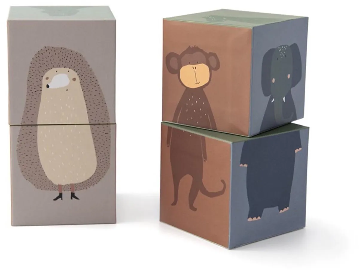Trixie Blokpuzzel Dierenfiguren 8-delig - Multi