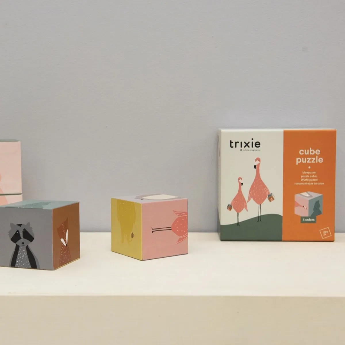 Trixie Blokpuzzel Dierenfiguren 8-delig - Multi - afbeelding 6 van 6
