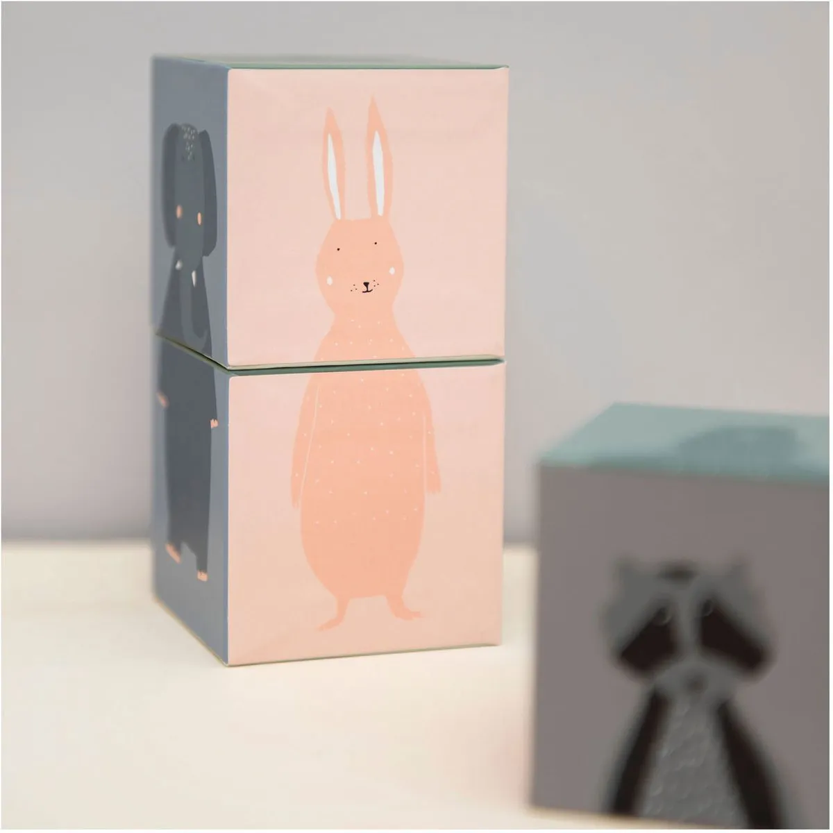 Trixie Blokpuzzel Dierenfiguren 8-delig - Multi