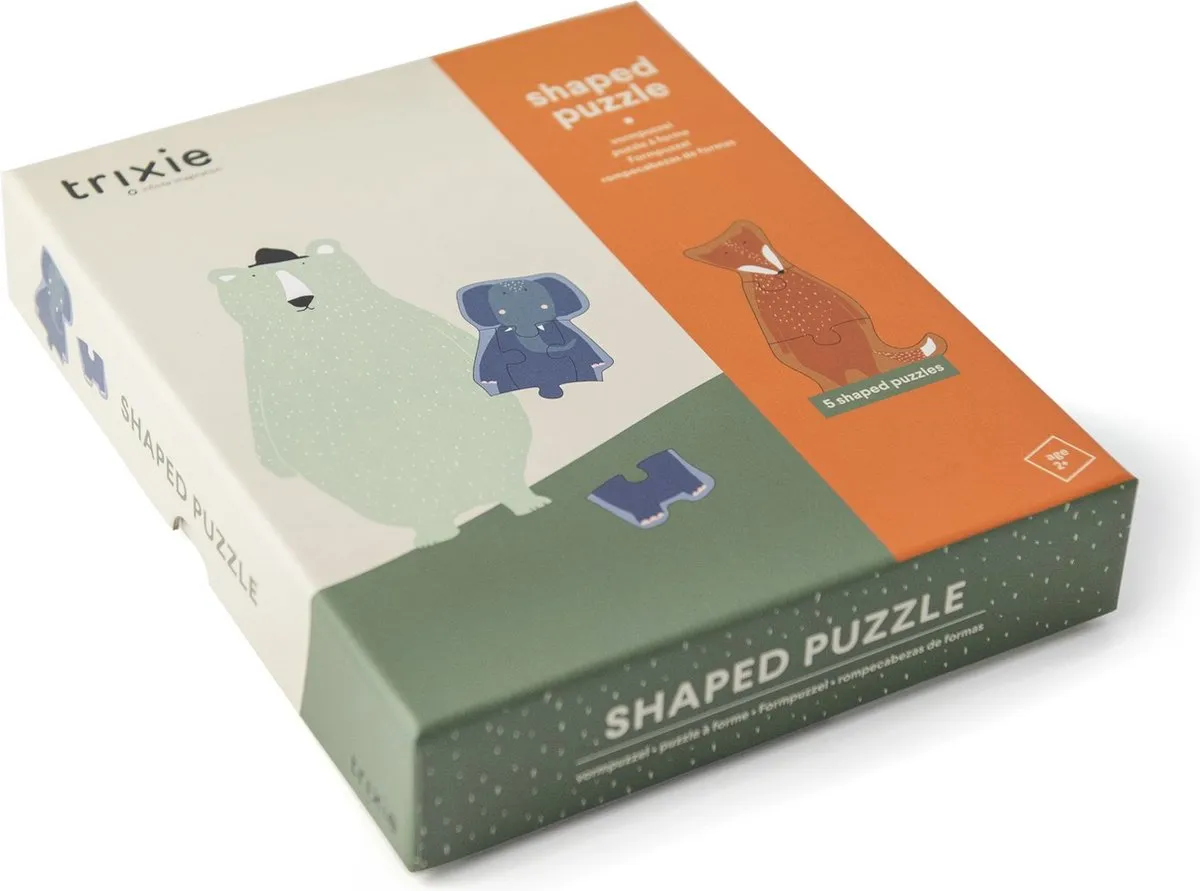 Trixie Blokpuzzel Dierenfiguren 8-delig
