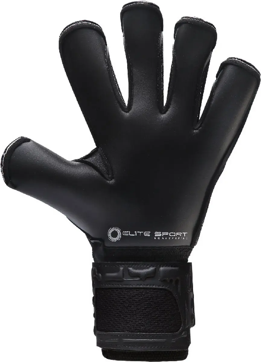 Elite Sport Black Solo Keepershandschoenen - Zwart - Maat 6 - afbeelding 2 van 6