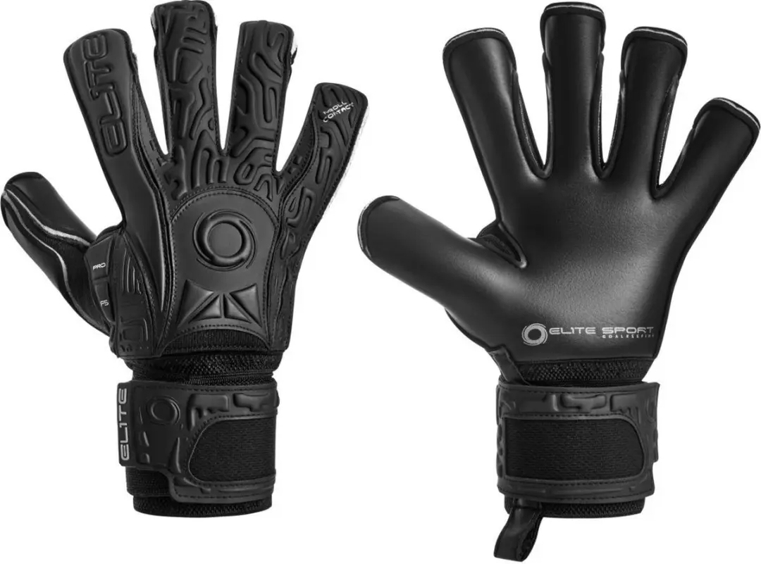 Elite Sport Black Solo Keepershandschoenen - Zwart - Maat 6 - afbeelding 3 van 6