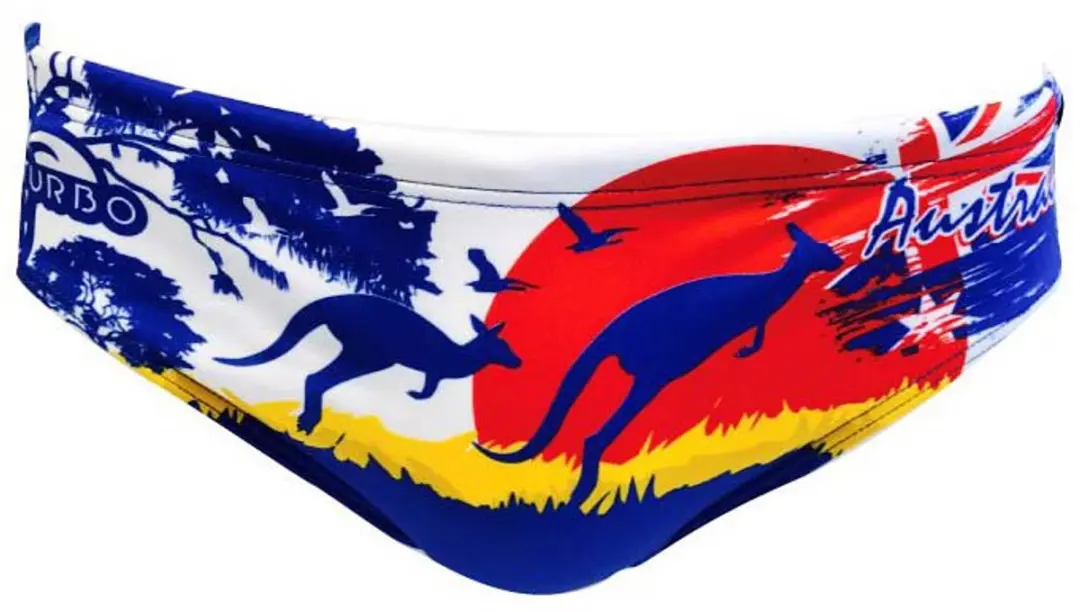 Turbo Australia Landscape Zwemslip Veelkleurig 5XL Man