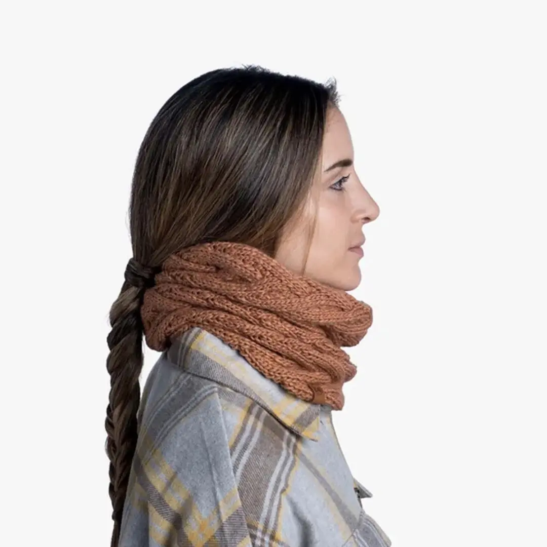 Buff Knitted & Fleece Caryn Rosewood Nekwarmer - afbeelding 4 van 5