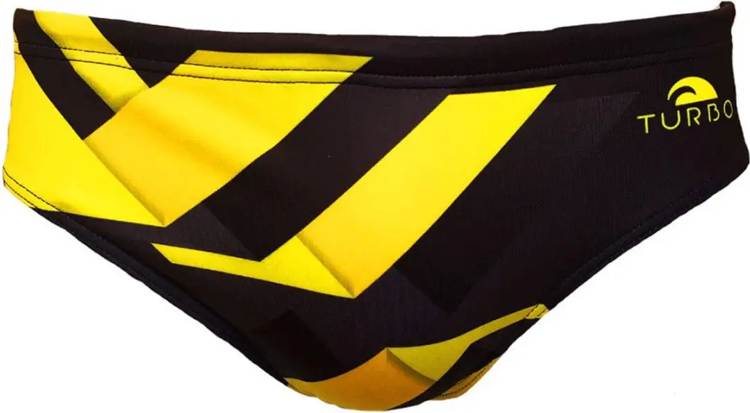 Turbo Garage Zwemslip Geel,Zwart S Man