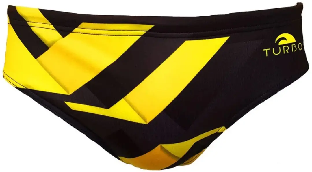 Turbo Garage Zwemslip Geel,Zwart S Man - afbeelding 4 van 4