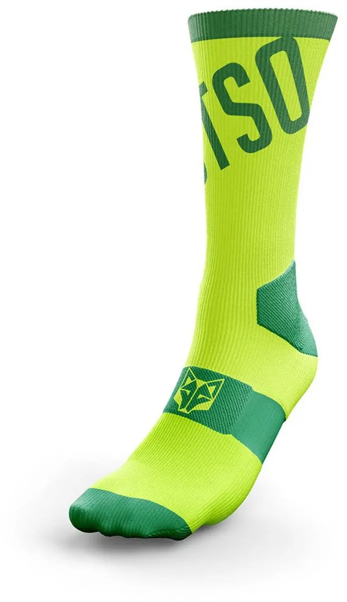 Otso High Cut Fluo Green Sokken Geel EU 35-39