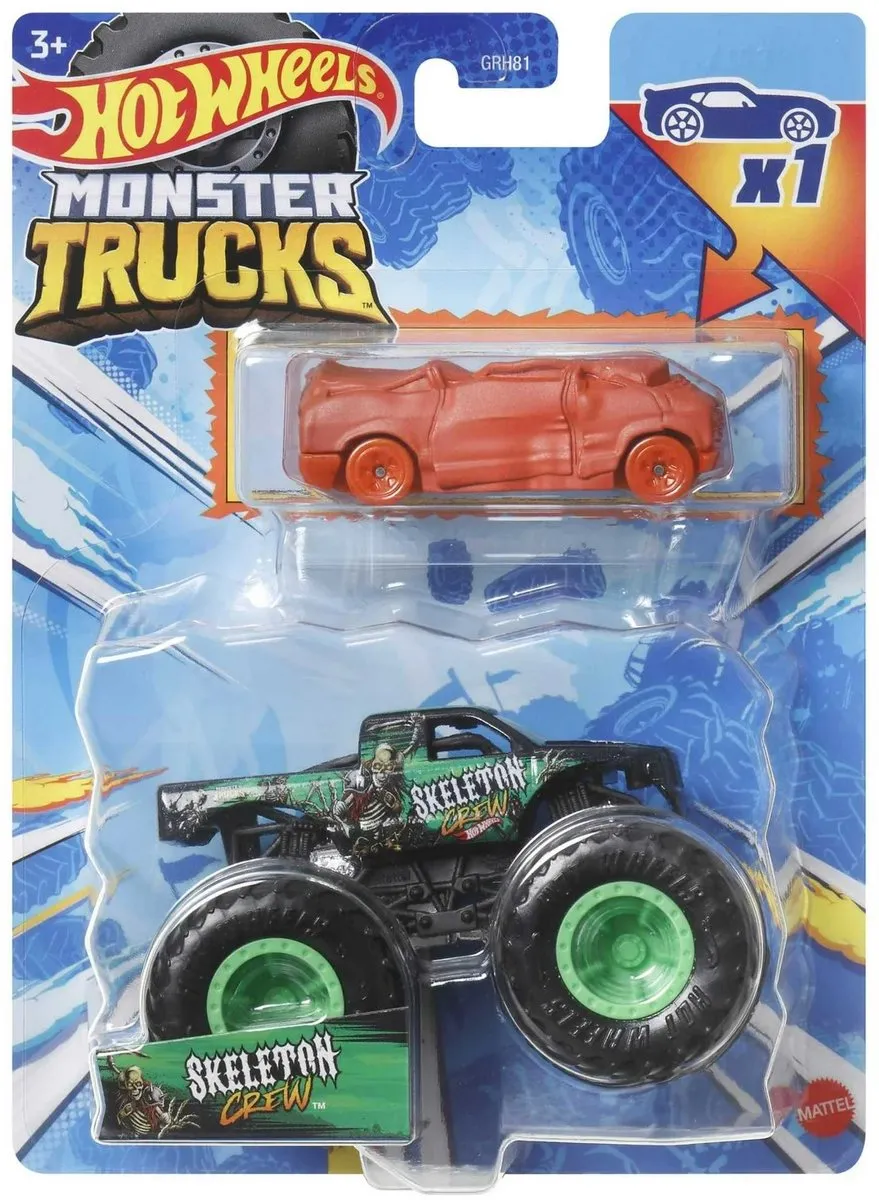 Hot Wheels Monster Jam Truck Skeleton Crew GRH81