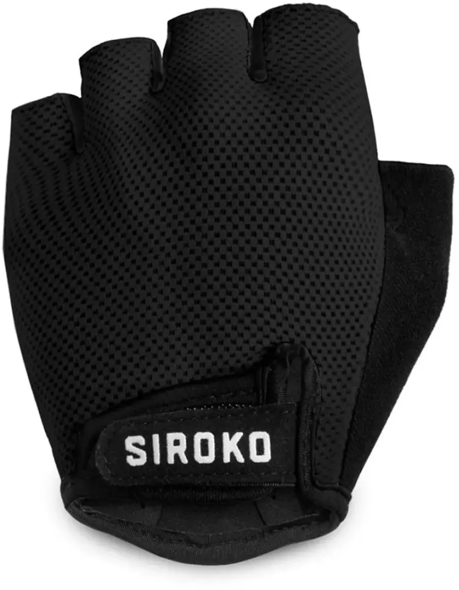 Siroko Aero Korte Handschoenen Zwart M Vrouw