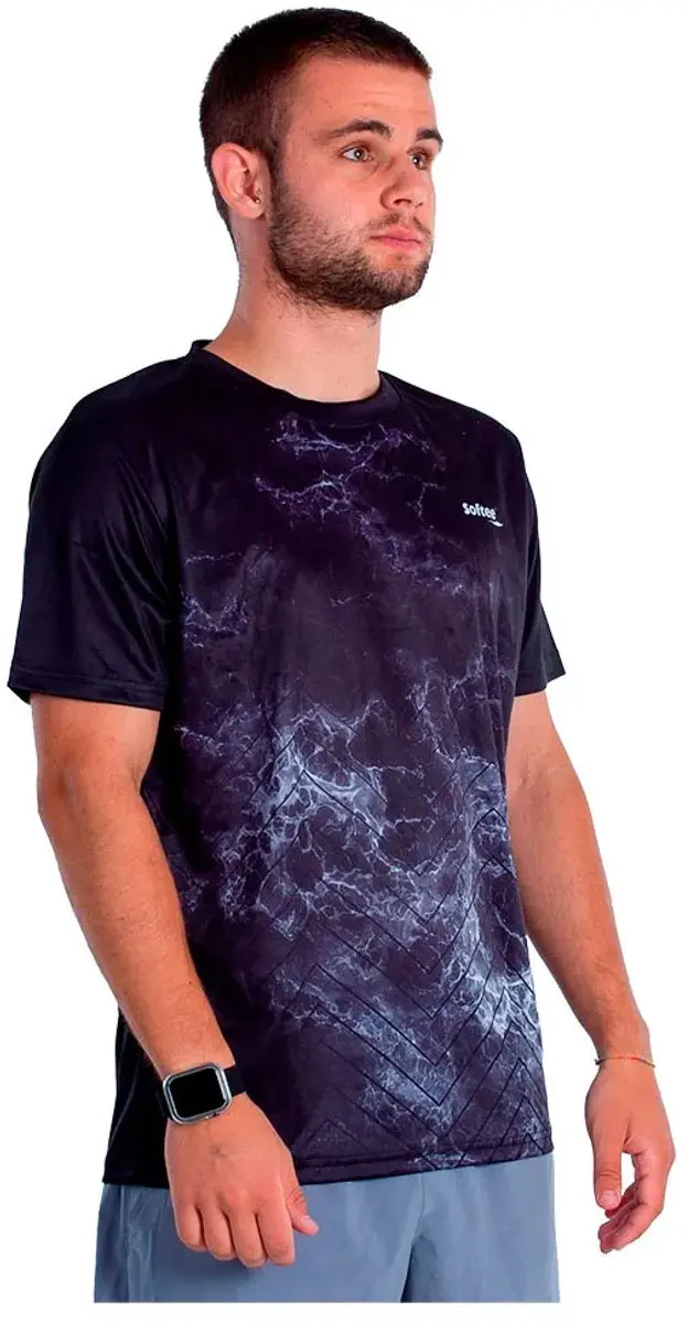 Softee Trionic T-shirt Met Korte Mouwen Zwart 2XL Man