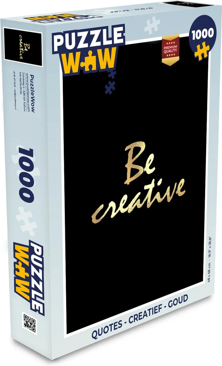 PuzzleWow Quotes Legpuzzel 1000 Stuks
