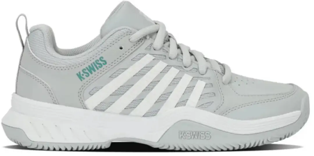 K-Swiss Court Express 2 Clay Tennisschoen - Wit/Zilver - 42 - afbeelding 5 van 6