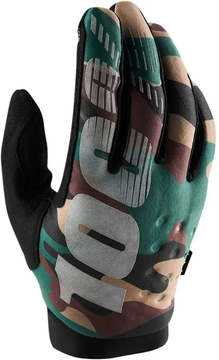 100% Brisker MTB Handschoenen - Camouflage - XL - afbeelding 6 van 6