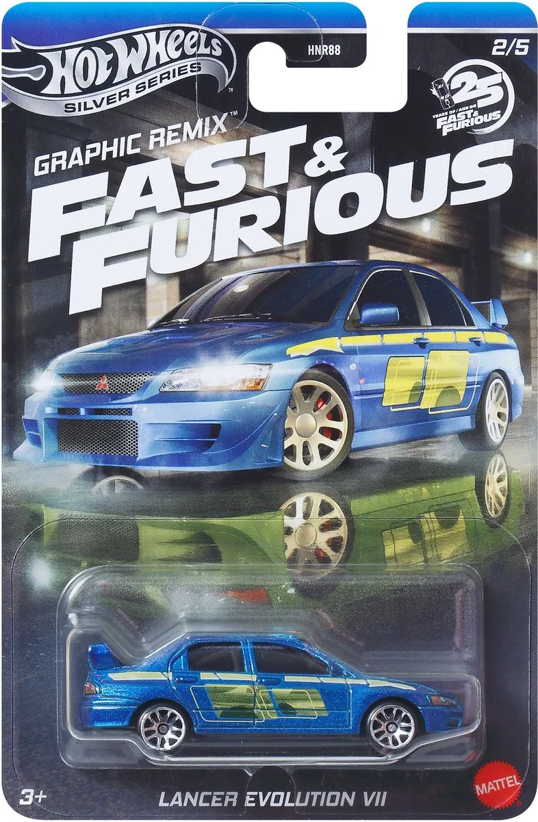 Hot Wheels Mitsubishi Lancer Evo 7 JBY47