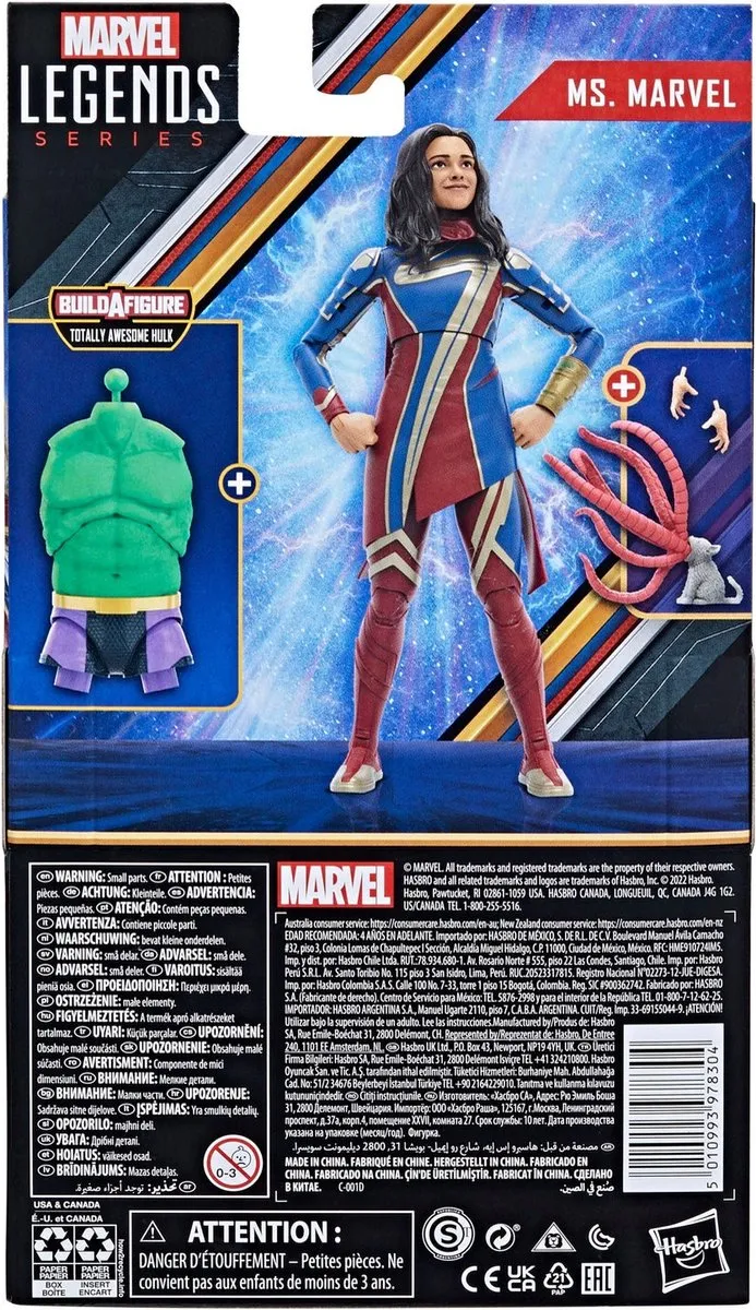 Marvel Ms. Marvel Marvel Legends F36825X0 Actiefiguur - 15 cm