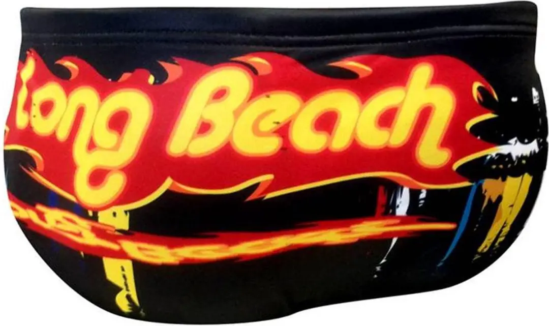Turbo Long Beach Zwemslip Zwart XL Man