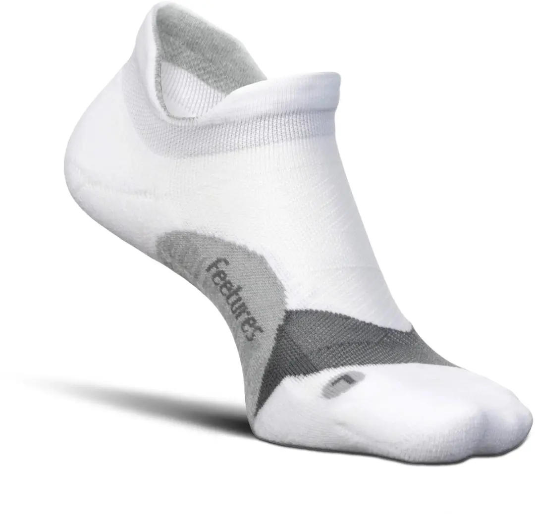 Feetures Elite Light Cushion No Show Tab Sokken - Wit - afbeelding 4 van 6