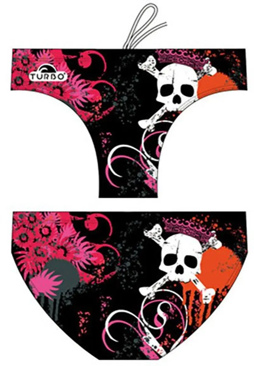 Turbo Skull Crown Zwemslip Zwart 9-10 Years Kinderen