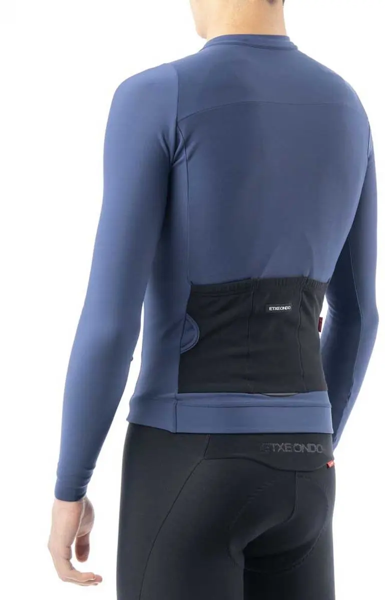 Etxeondo Alde Thermo Fietsshirt - Marineblauw - M - afbeelding 2 van 6