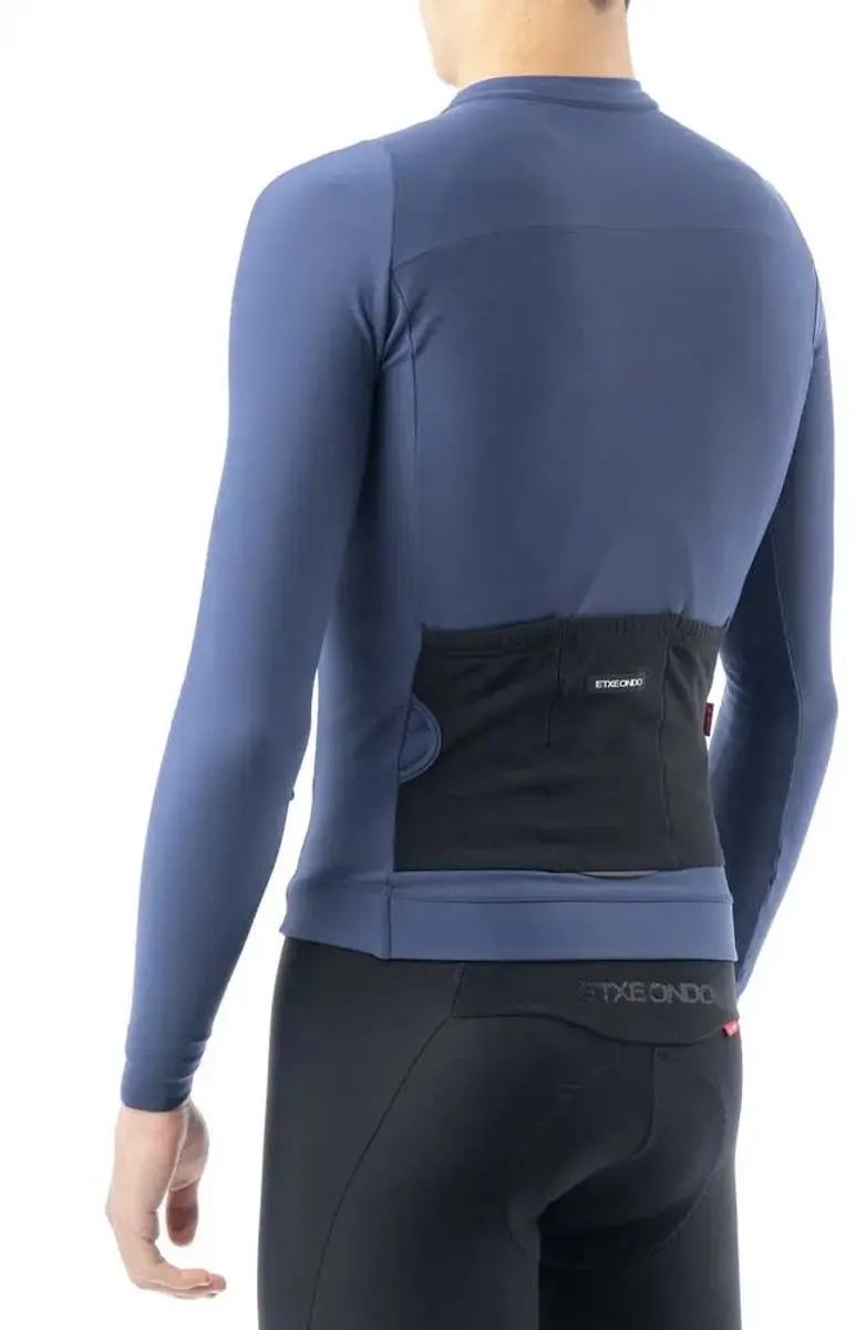 Etxeondo Alde Thermo Fietsshirt - Marineblauw - M - afbeelding 3 van 6