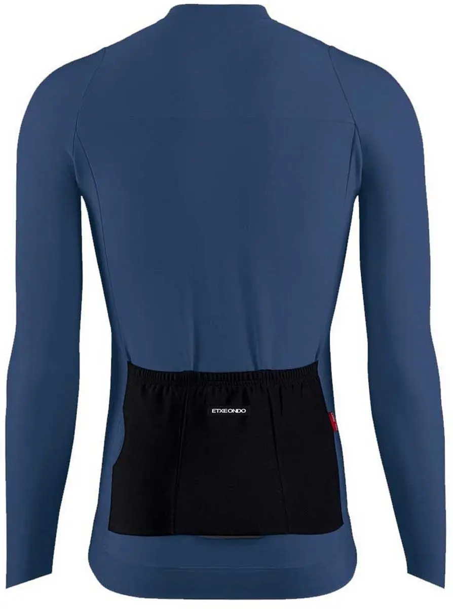 Etxeondo Alde Thermo Fietsshirt - Marineblauw - M - afbeelding 5 van 6