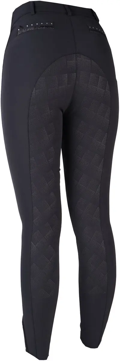 Horka Alexa Rijbroek Full Grip Kids - Zwart - 140 - afbeelding 6 van 6