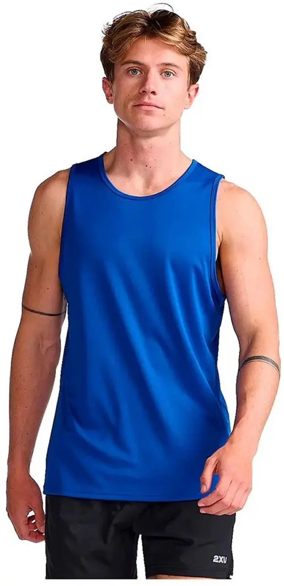 2xu Aero Mouwloos T-shirt Blauw S Man