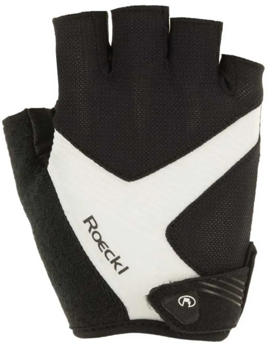 Roeckl Bregenz Handschoenen, black/white Handschoenmaat 7,5