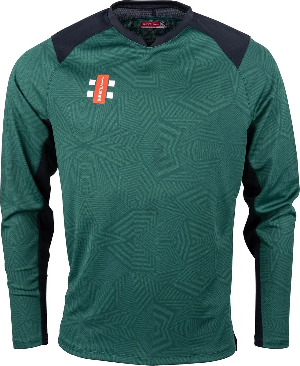 Gray-Nicolls Cricket SHIRT PRO T20 L/S GN/BK XS Extra Small