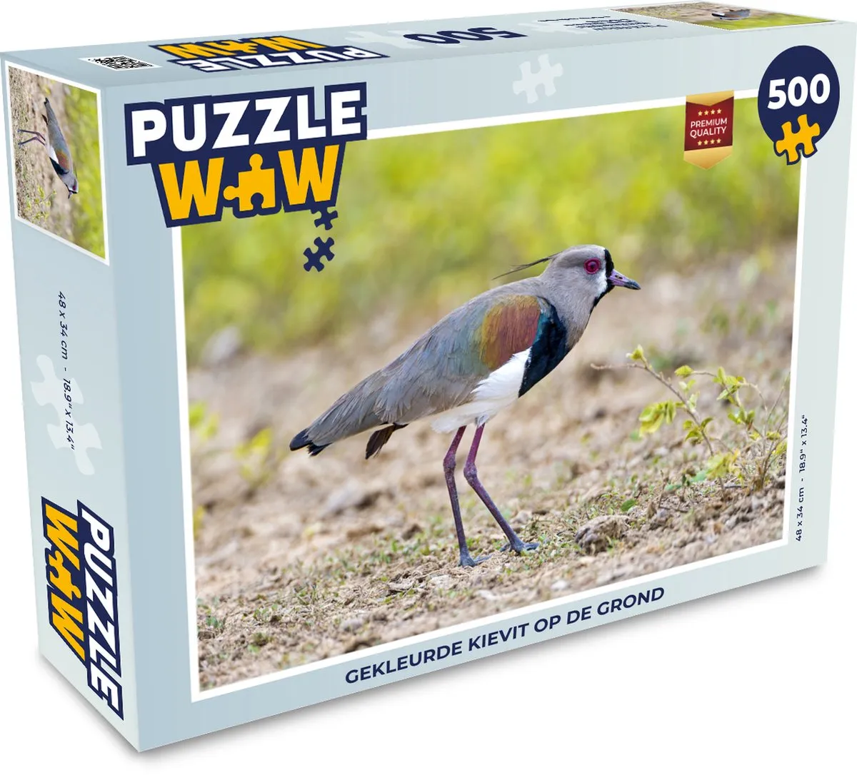 PuzzleWow Legpuzzel 500 Stukjes Multicolor