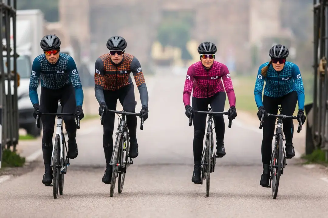 Ale Fietsshirt Lange Mouwen Solid Wall