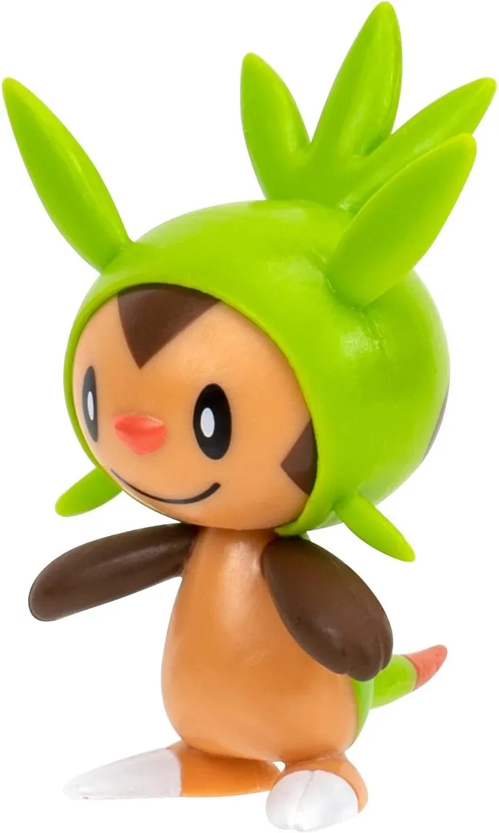 Pokémon Clip 'N' Go Chespin Speelfiguur - Multicolor