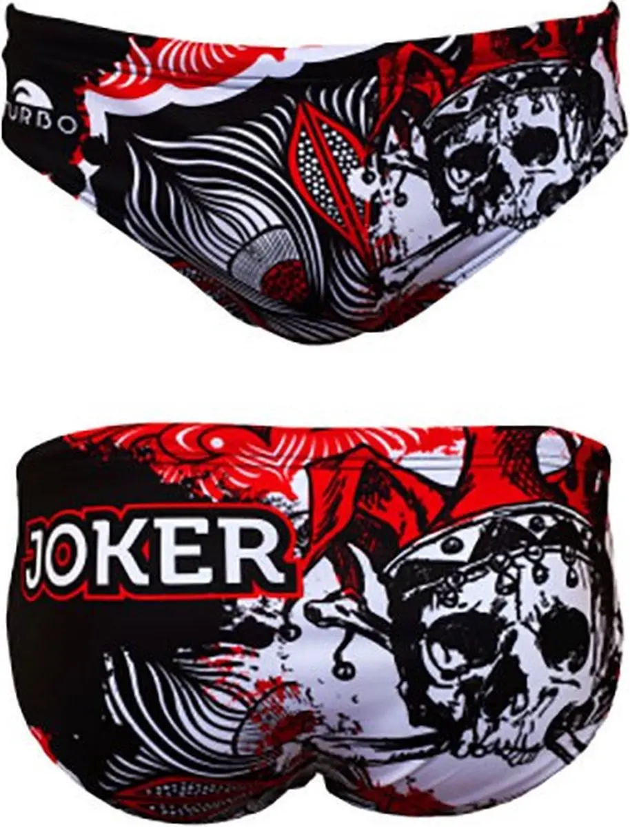 Turbo Death Joker Zwemslip Zwart 3XL Man