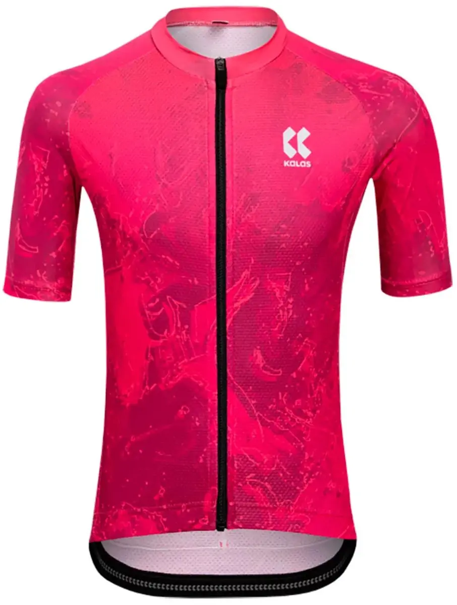 Kalas Motion Z6 Korte Mouw Wielertrui Roze 110 cm Jongen