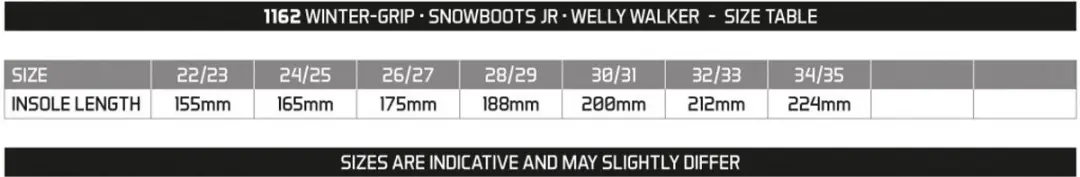 Winter-grip Snowboots Jr - Welly Walker - Zwart/Grijs - 28/29 - afbeelding 5 van 5