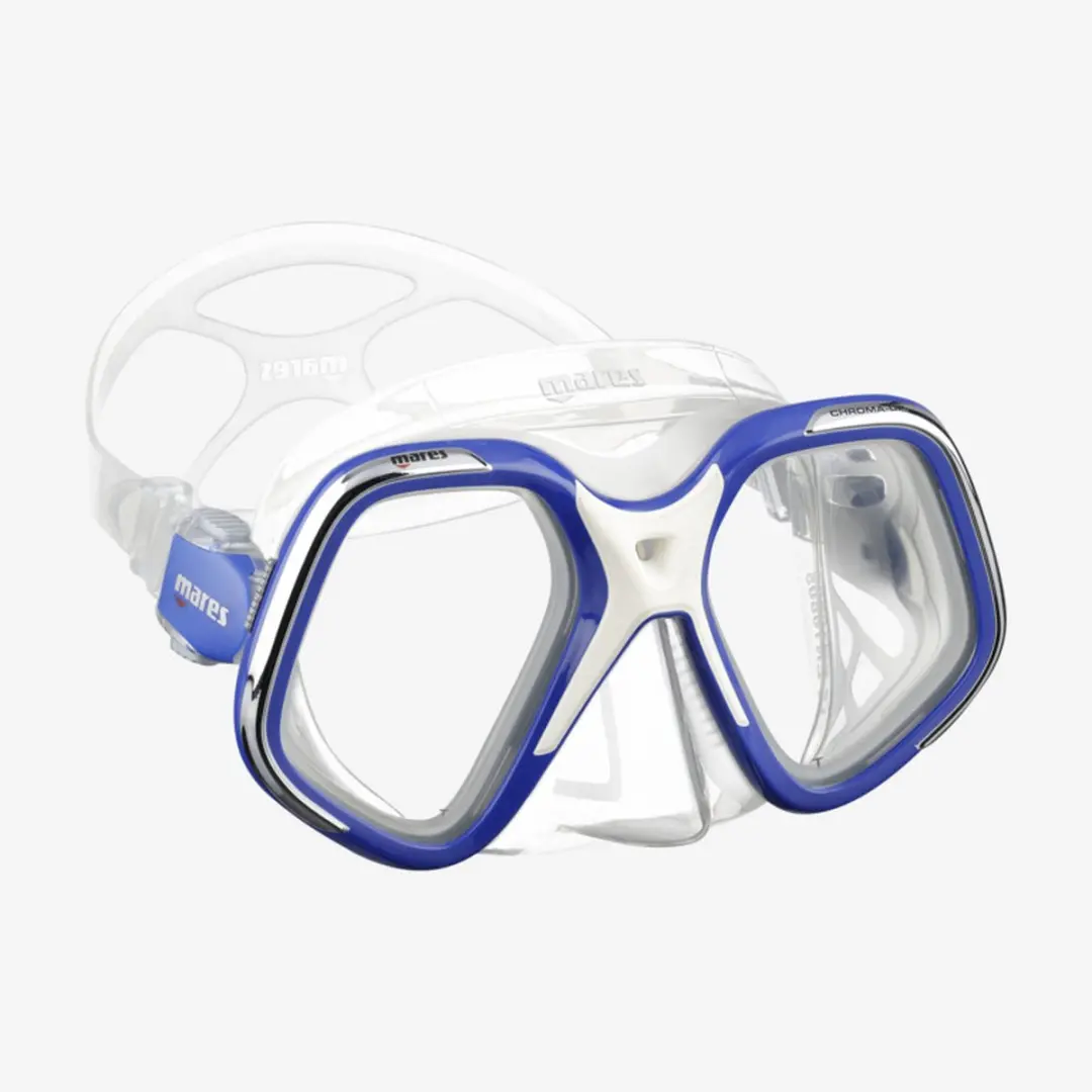 Mares chroma up duikmasker blauw