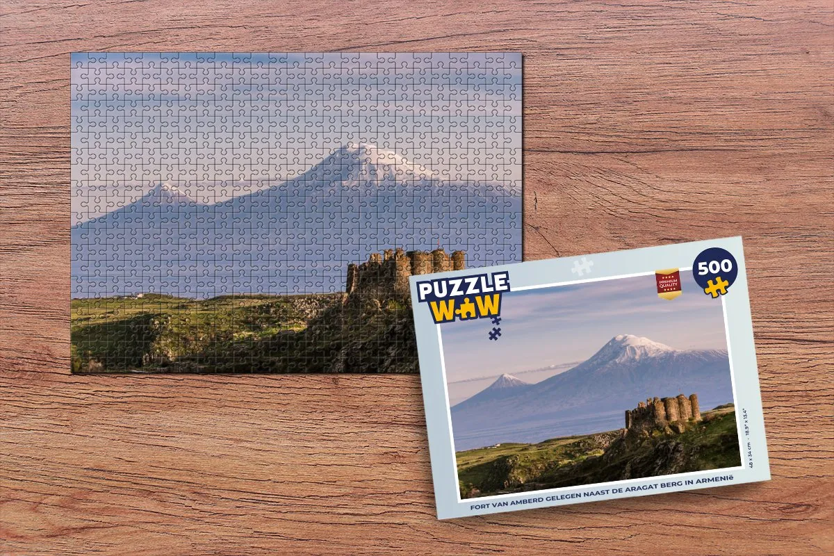 PuzzleWow Fort van Aragat Legpuzzel 500 Stuks - Multicolor