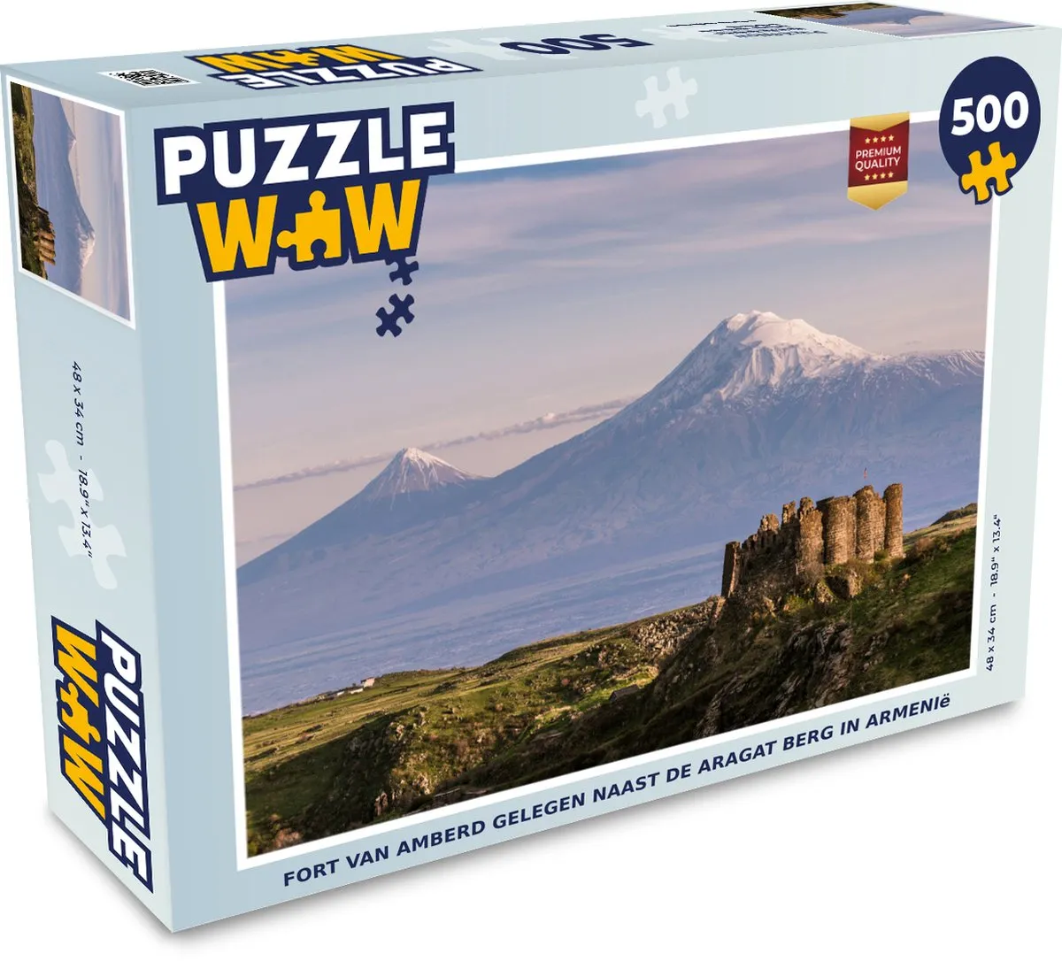 PuzzleWow Fort van Aragat Legpuzzel 500 Stuks