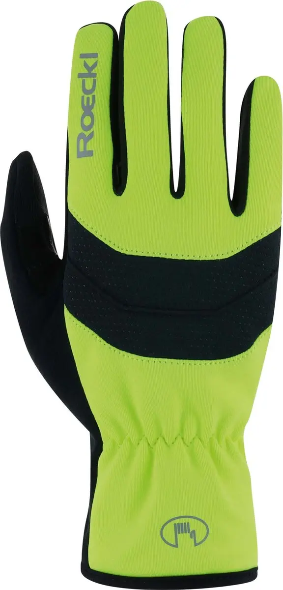 Roeckl Raiano Fietshandschoenen winter winddicht Unisex Fluo - 9 - afbeelding 2 van 4