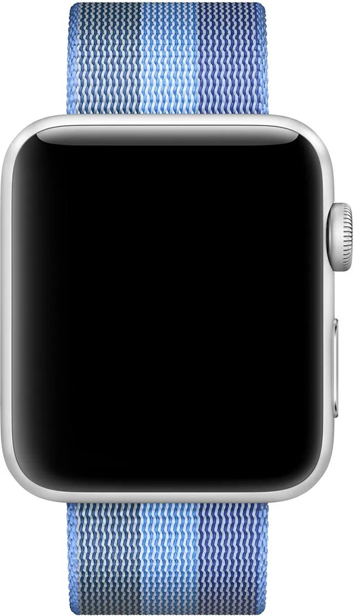 Apple Woven Nylon Apple Watch Band - Tahoe Blue