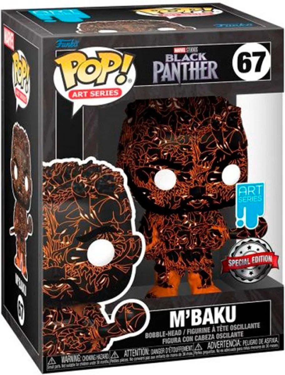 Marvel Funko POP! M'Baku Black Panther Legacy Artist Series 64889 - Multicolor