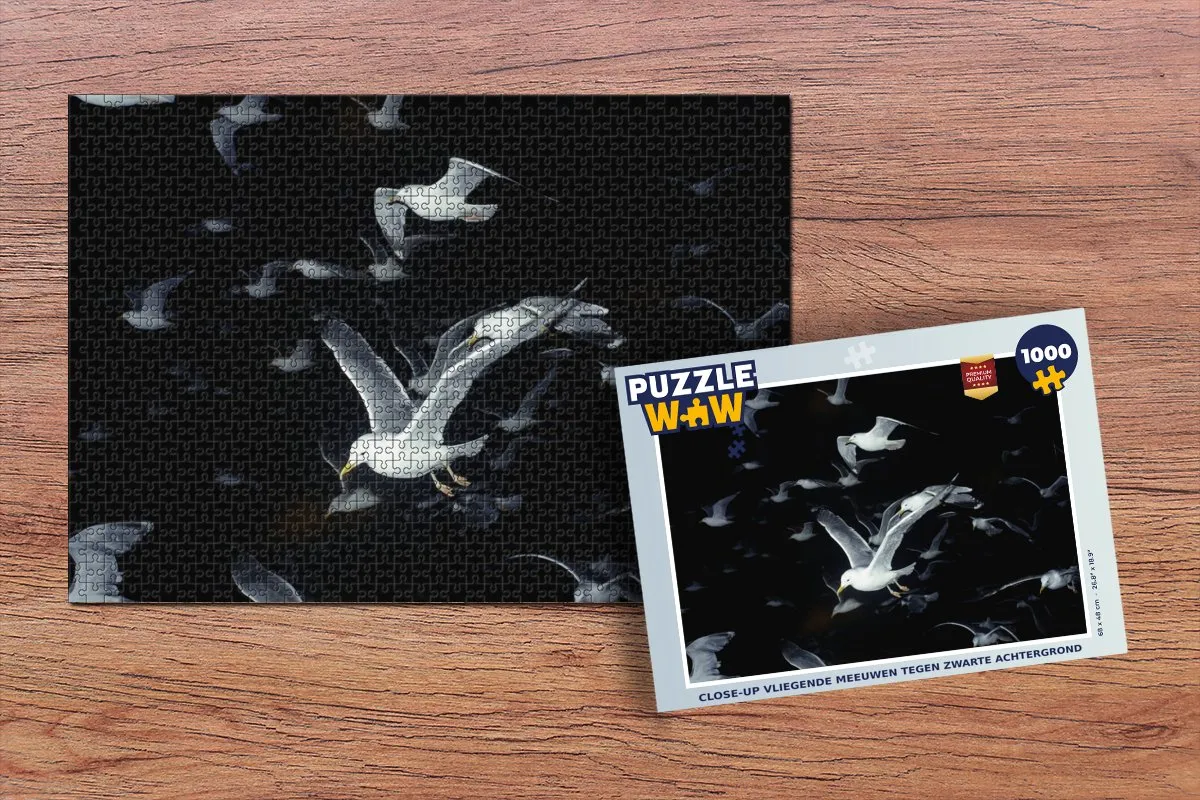 PuzzleWow Zwerm Legpuzzel 1000 Stuks - Multicolor