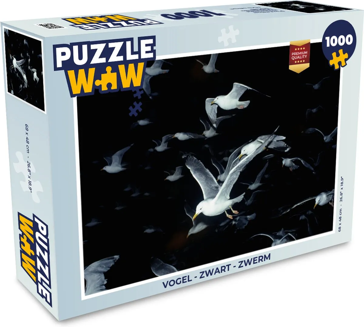 PuzzleWow Zwerm Legpuzzel 1000 Stuks