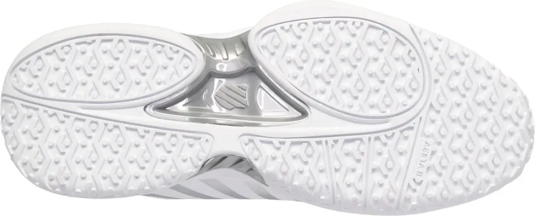 K-Swiss Receiver V Omni Dames Tennisschoen - Wit/Zilver - afbeelding 5 van 6