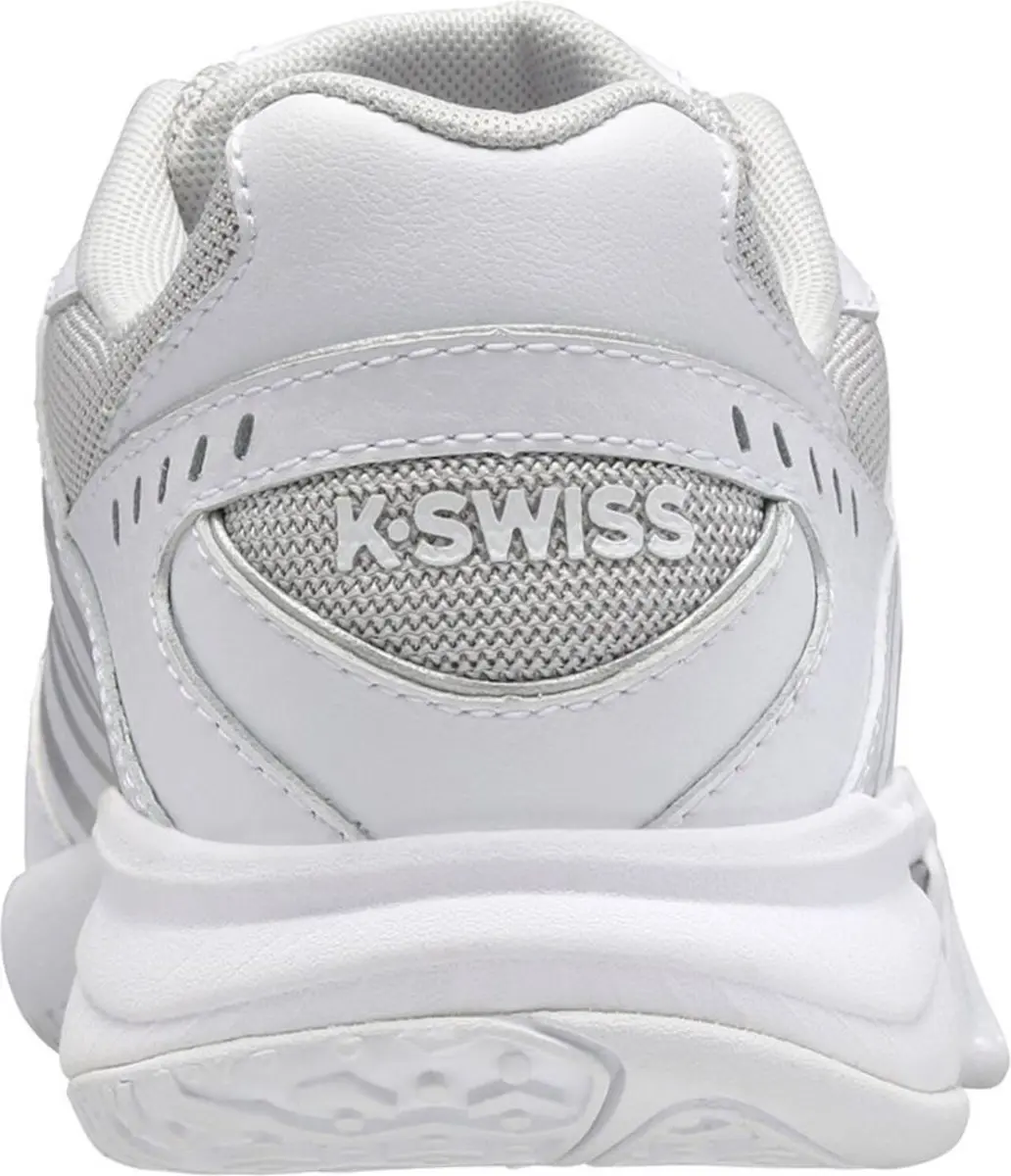 K-Swiss Receiver V Omni Dames Tennisschoen - Wit/Zilver - afbeelding 3 van 6