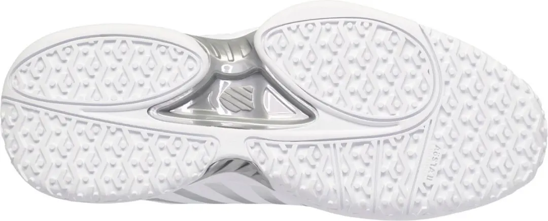 K-Swiss Receiver V Omni Dames Tennisschoen - Wit/Zilver - afbeelding 4 van 6