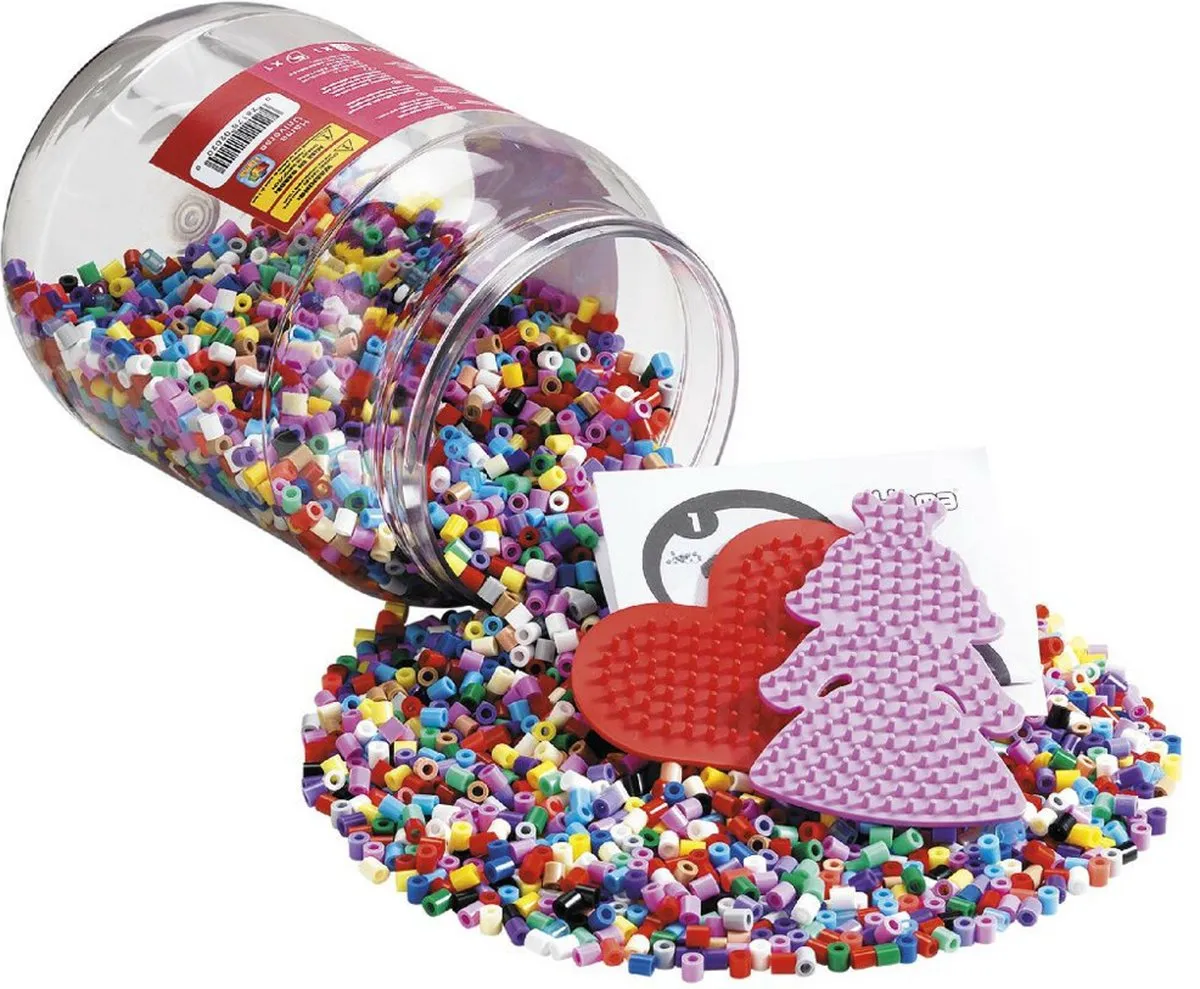 Hama Strijkkralen Set 7000 Stuks - Roze - afbeelding 4 van 5